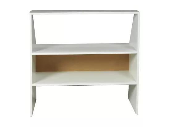 Meuble de rangement sous pente ALIX, H. 100 x L. 100 x P. 50 cm, Blanc