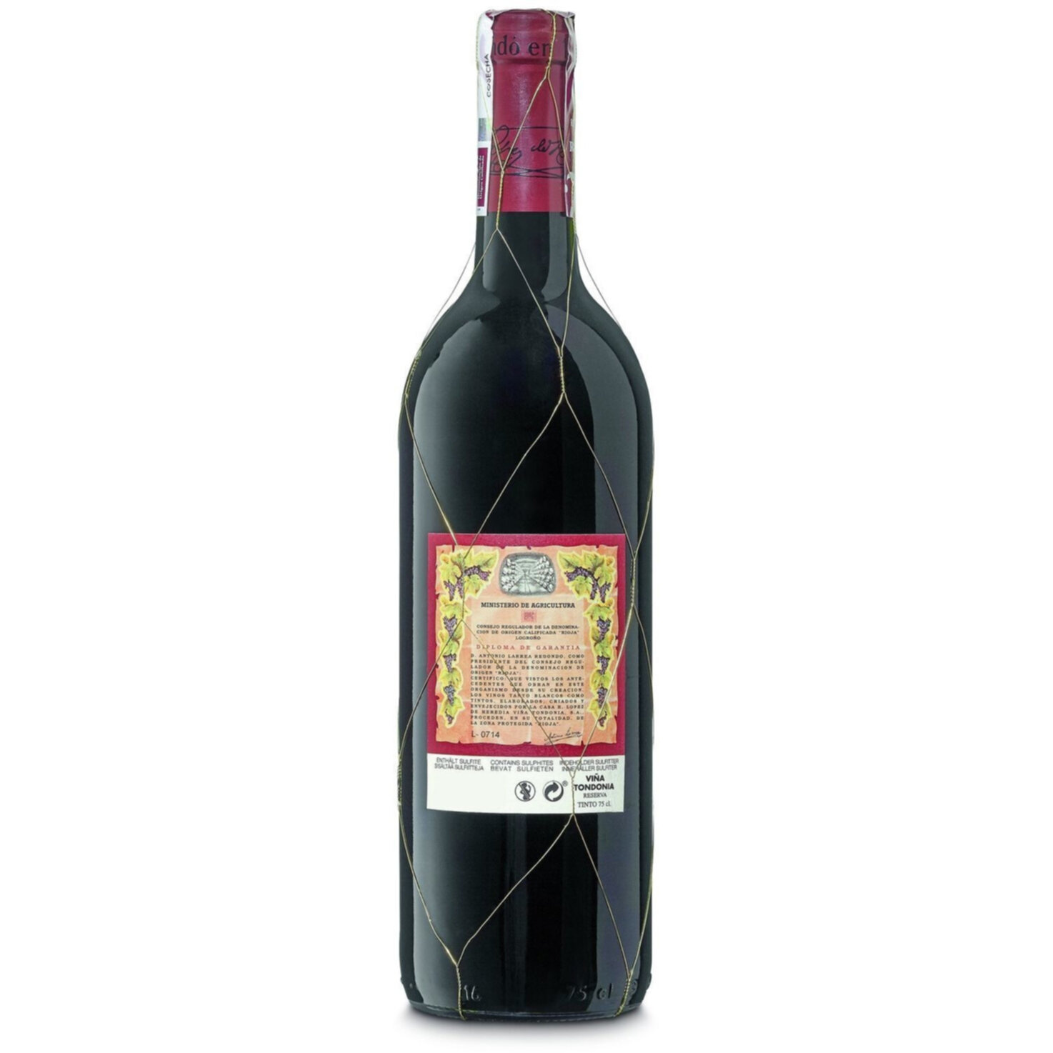 Rioja DOCa Reserva Viña Tondonia R. López de Heredia -75cl