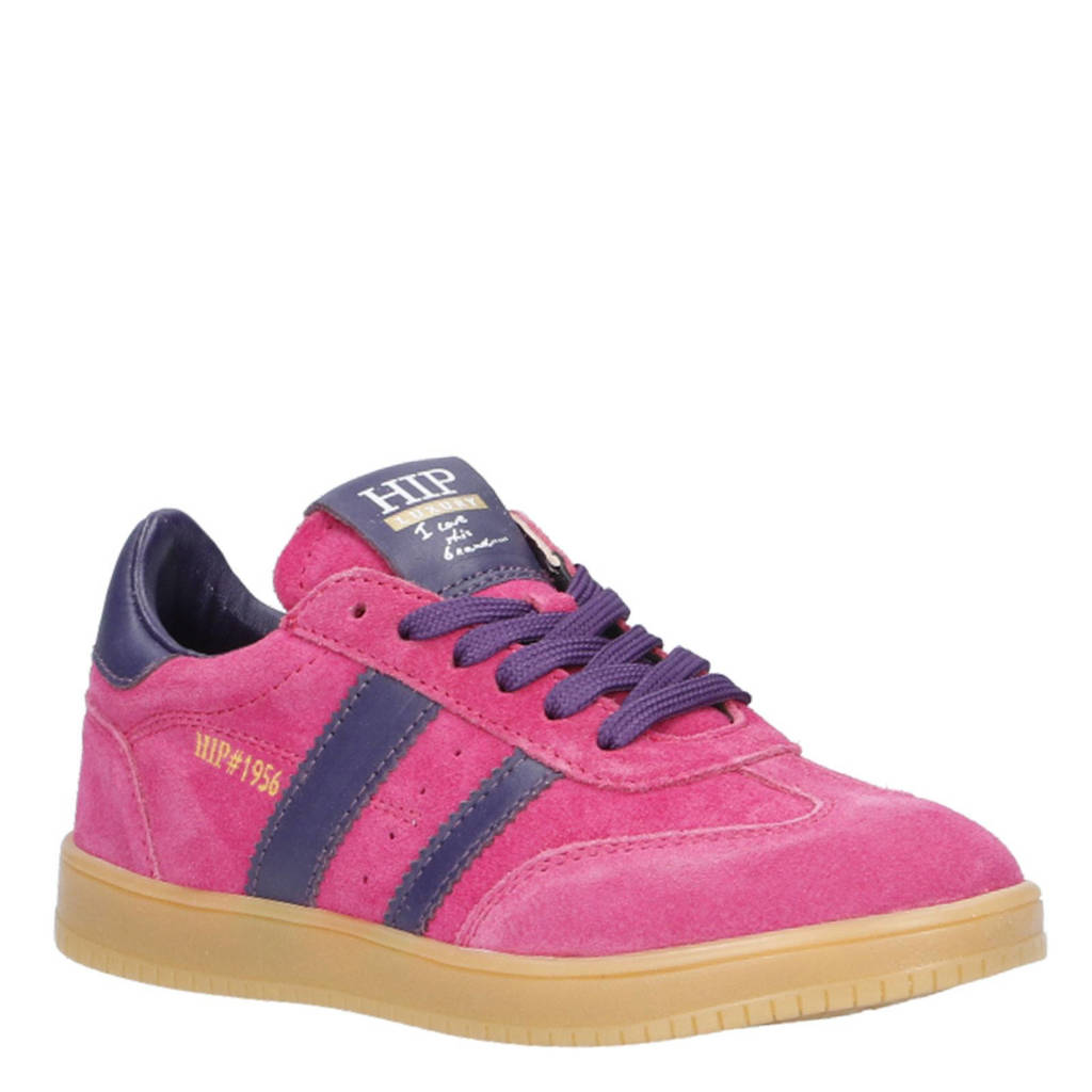 Hip suède sneakers fuchsia