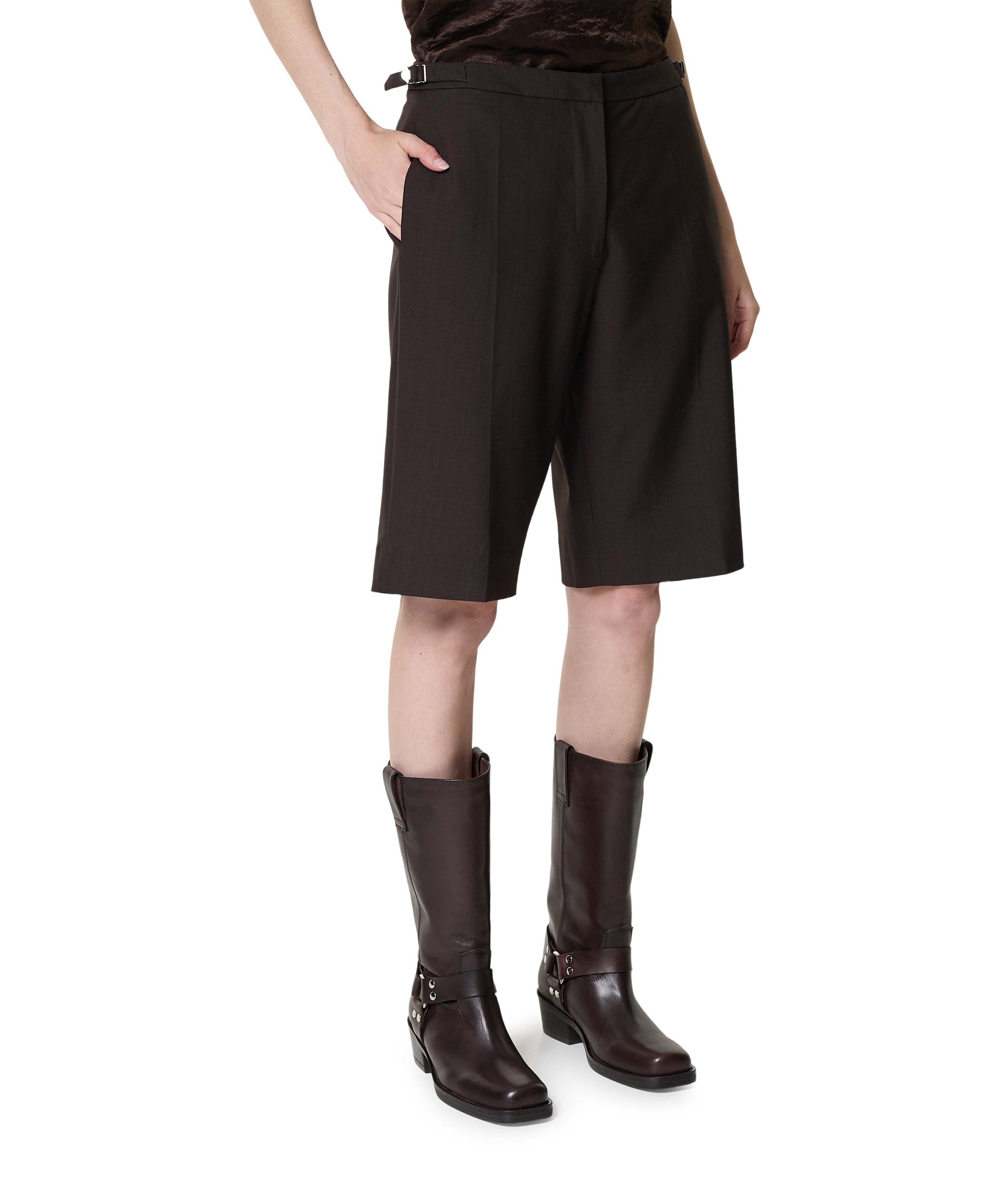 HERSKIND Joel dames korte broek bruin
