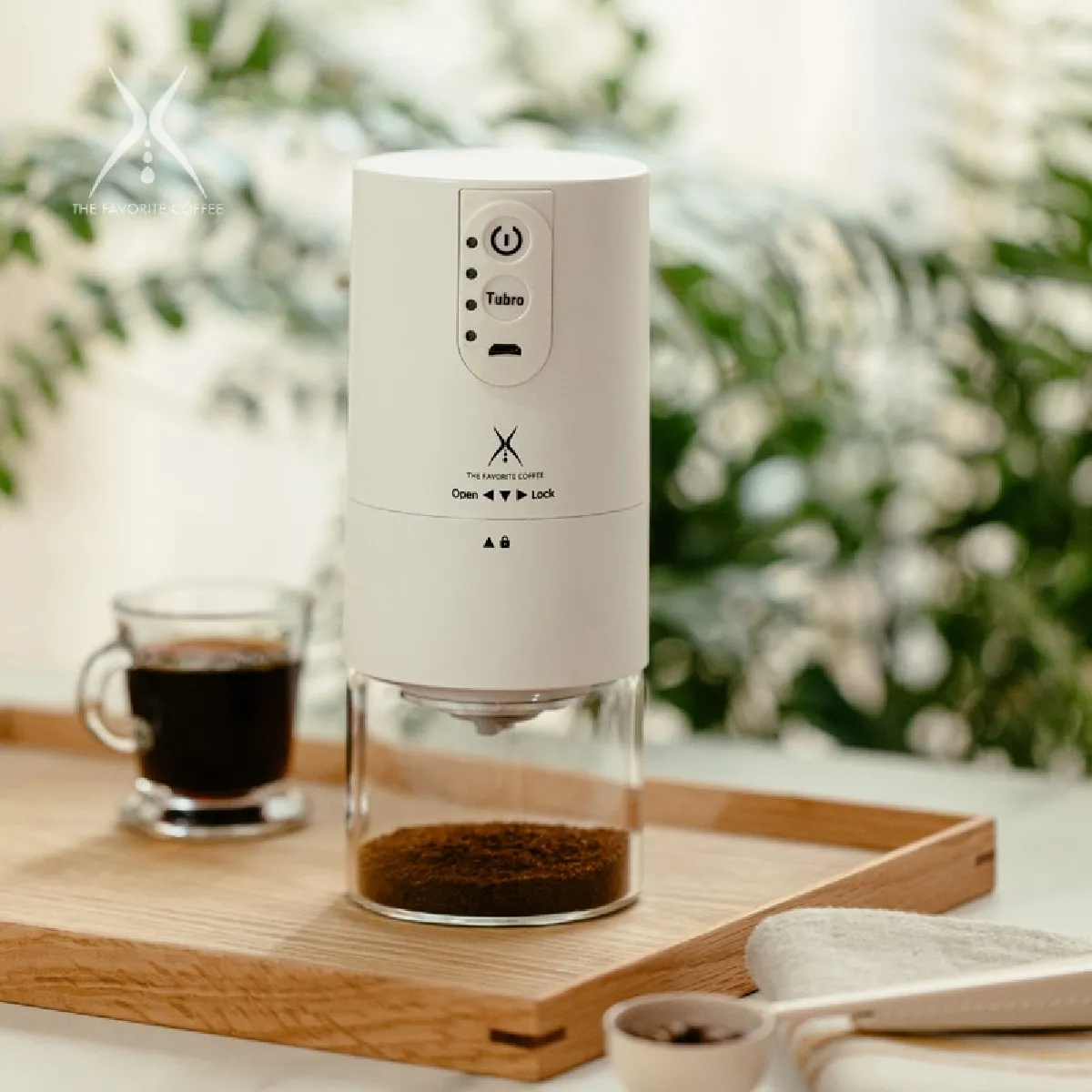 Broyeur à grains de café USB Universal - Blanc