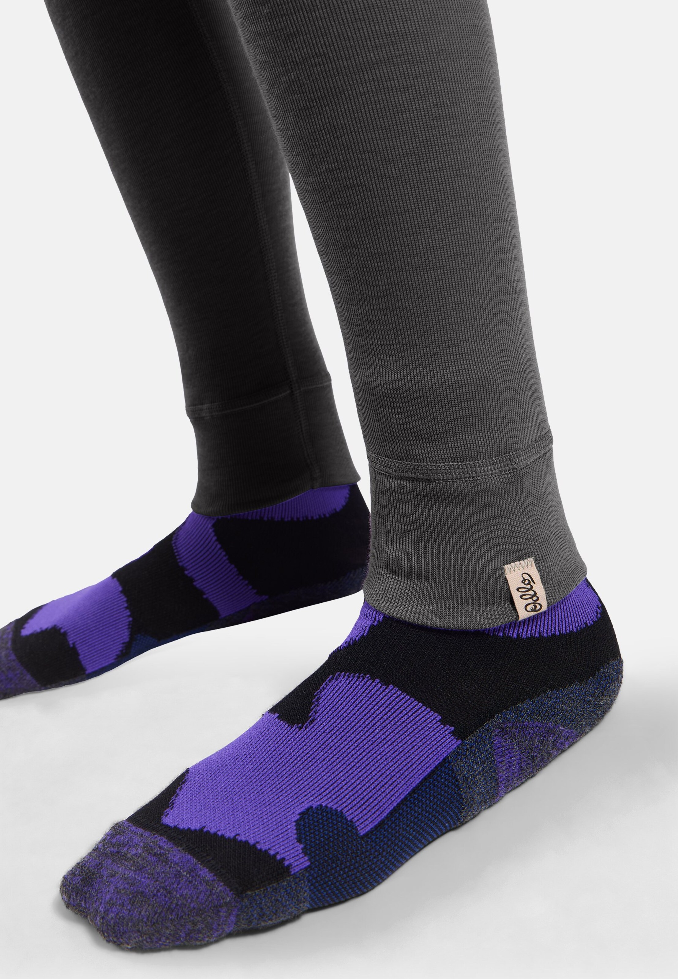 Active Warm Kids Leggings in odlo steel grey melange