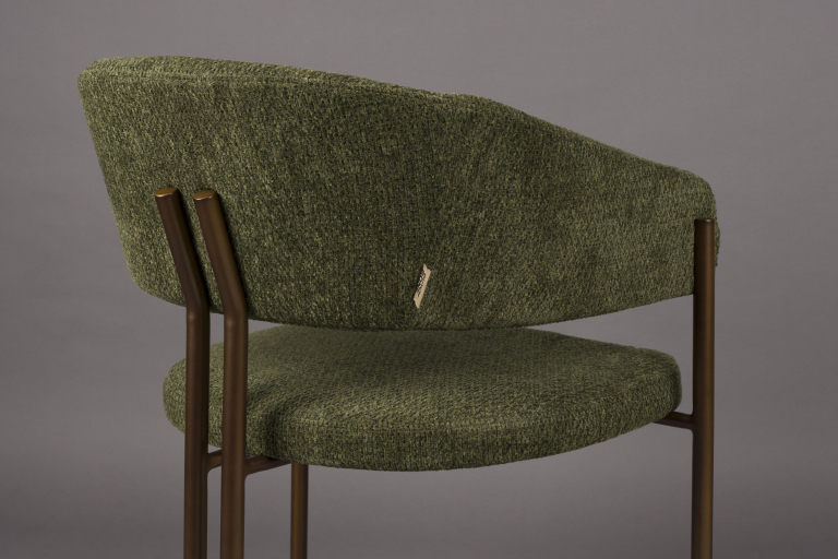 Dutchbone Naida eetkamerstoel Green