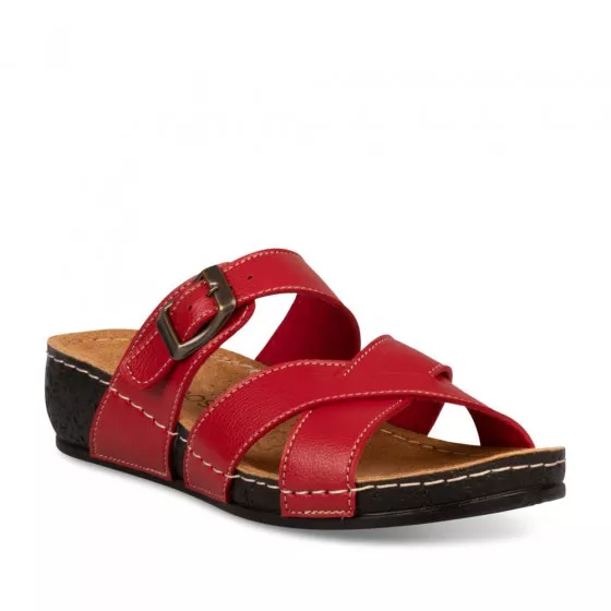 Mules ROUGE NEOSOFT RELAX