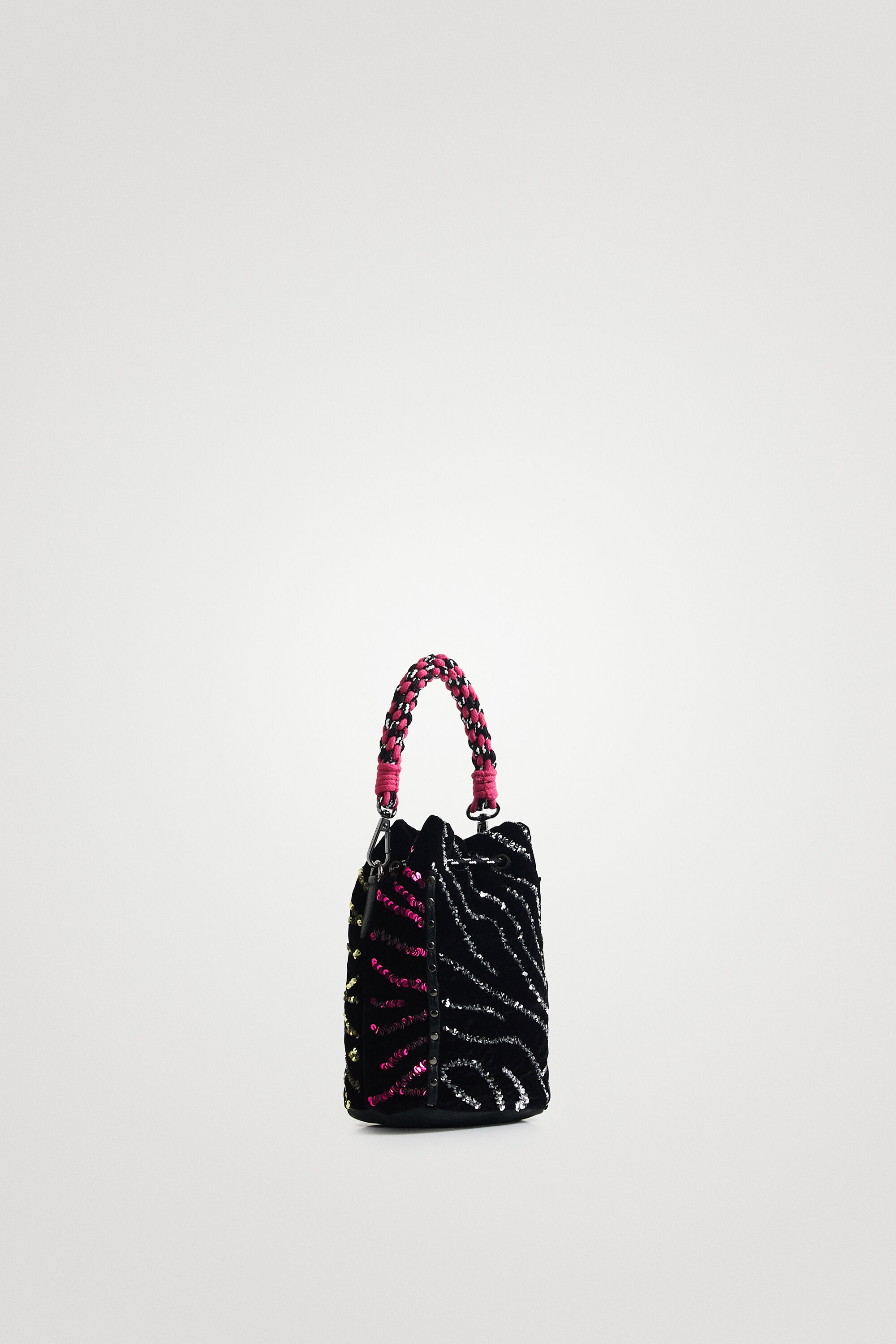 Mini sac sceau sequins