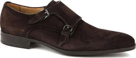 Giorgio Amalfi Schoen Monk Strap Bruin Suede HE38203-490 kopen