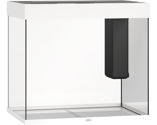 JUWEL Lido 200 aquarium met LED-verlichting, pomp, filter, verwarming (zonder kast), wit