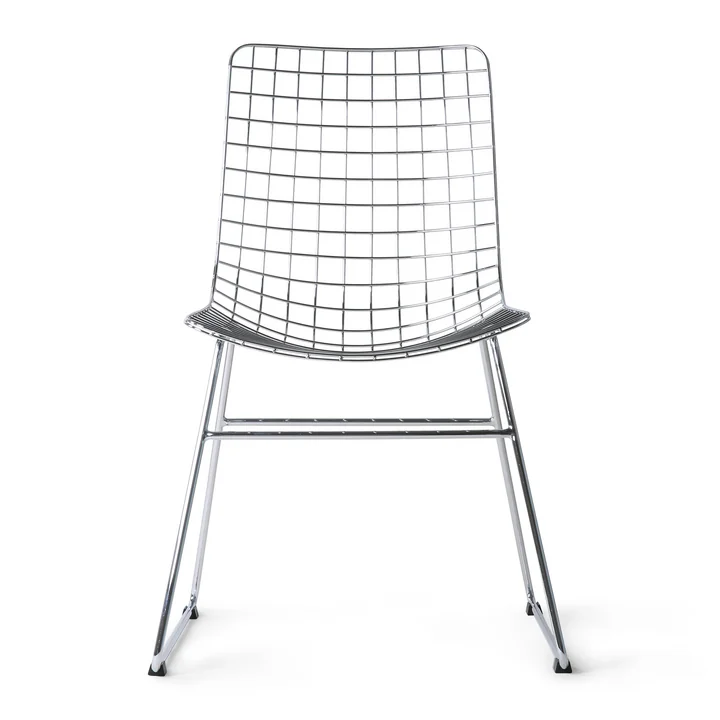 HKliving - Wire Chair, chrom