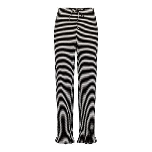 Neo Noir Geri Stripe Bukser, Black, 38