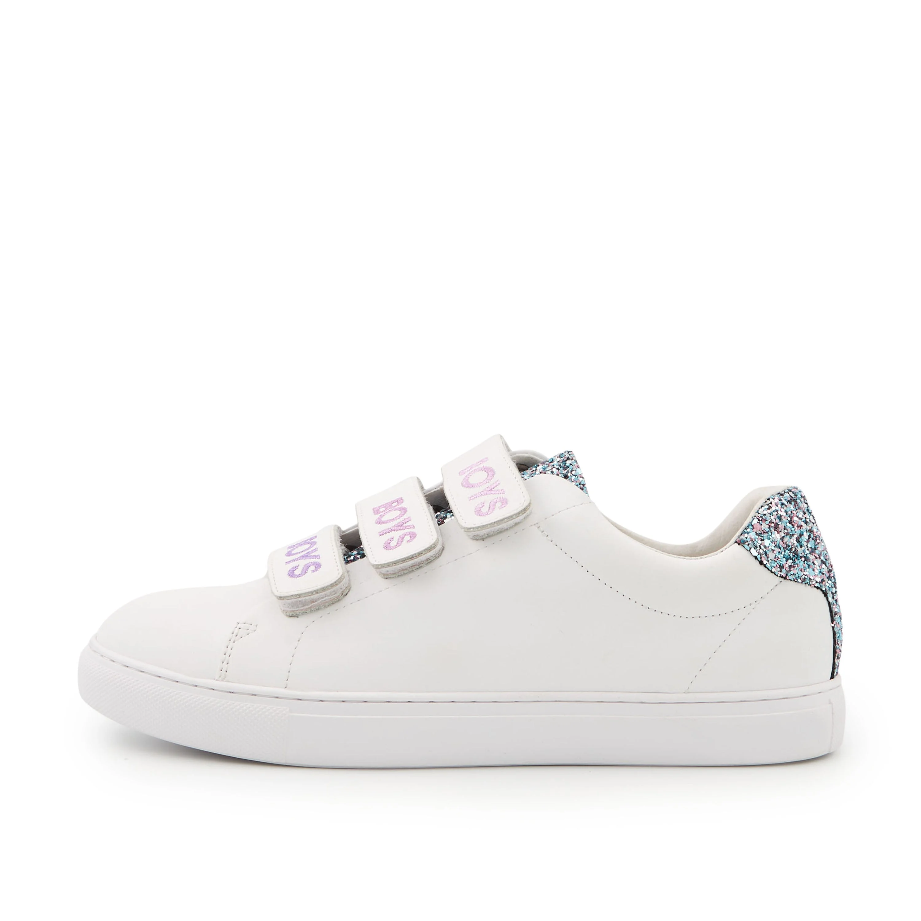 EDITH BOYS - Sneakers en cuir | Blanc