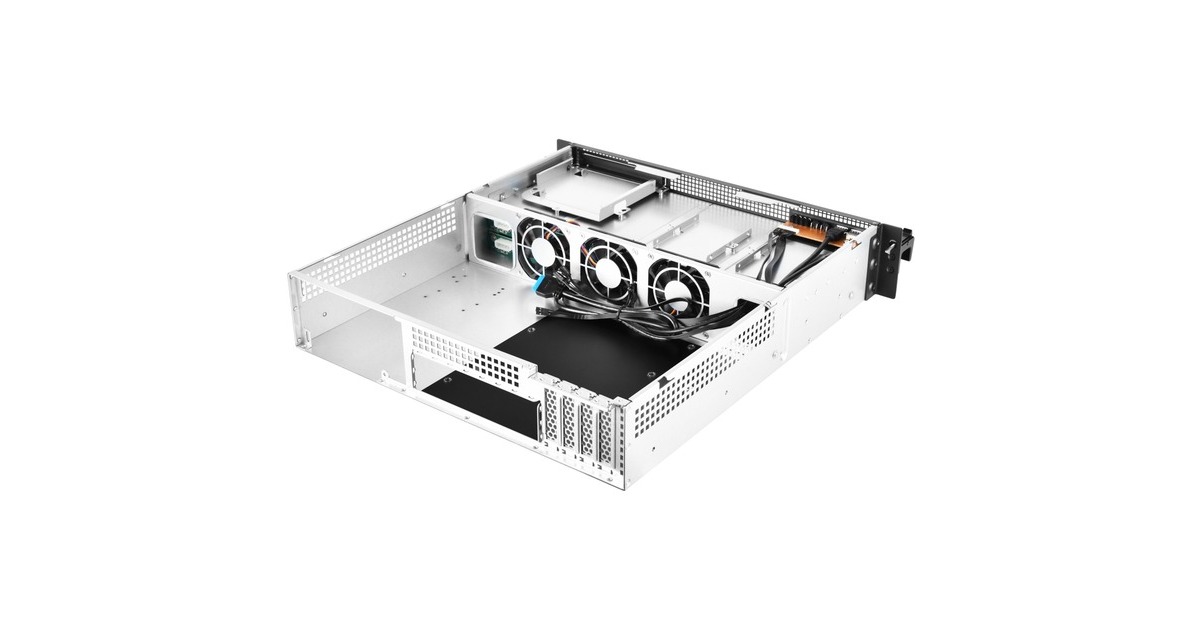 SilverStoneRM21-308 rack behuizing  (Zwart | 1x USB-A 2.0 | 1x USB-A 3.2 (5 Gbit/s))
