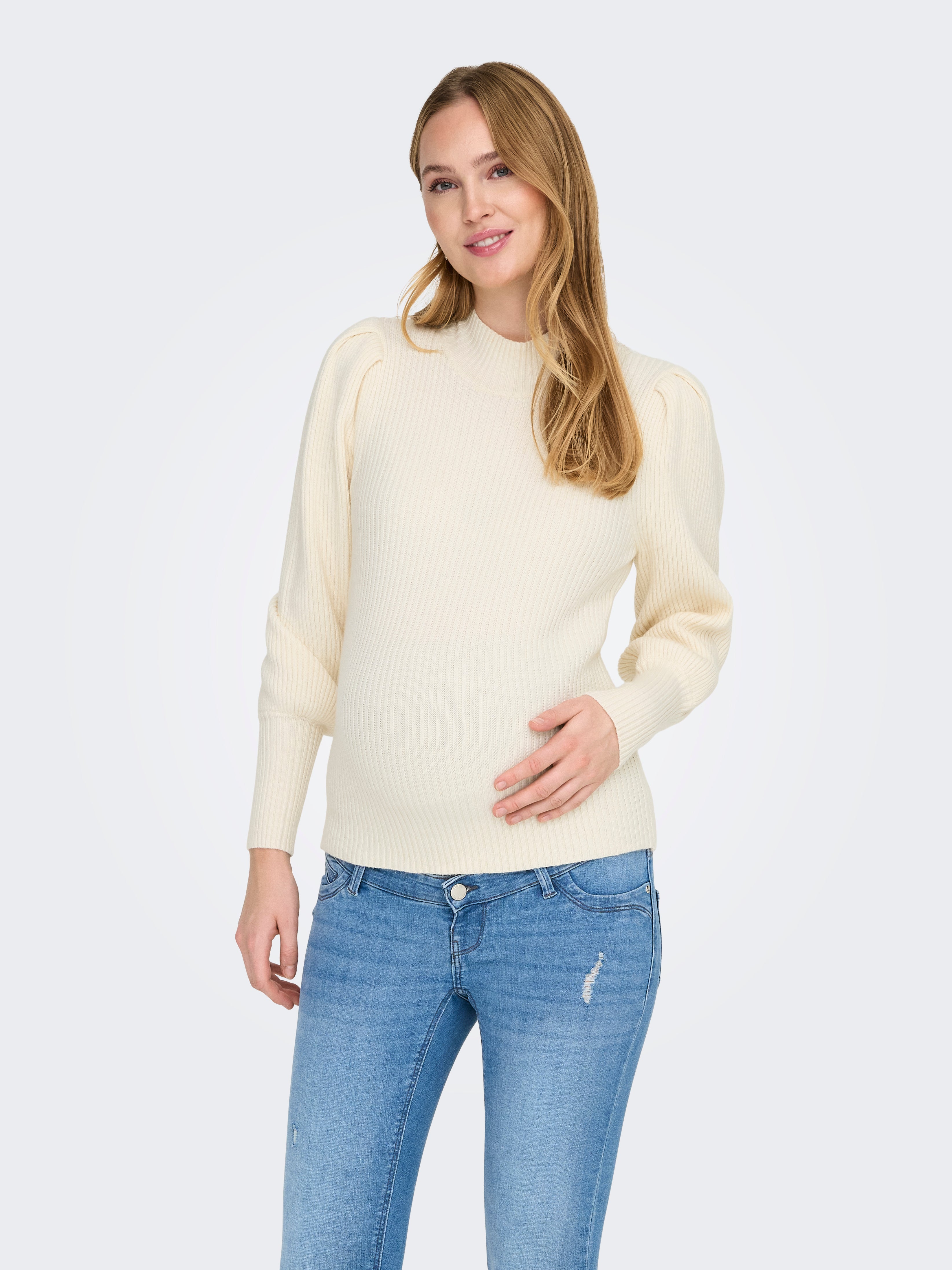 OLMKATIA Strickpullover Whitecap Gray