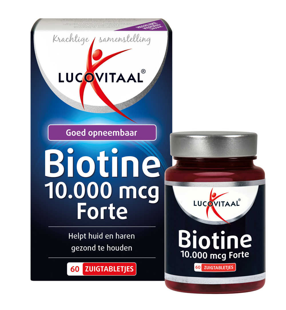 Lucovitaal Biotine 10.000mcg Forte (60 zuigtabletten)