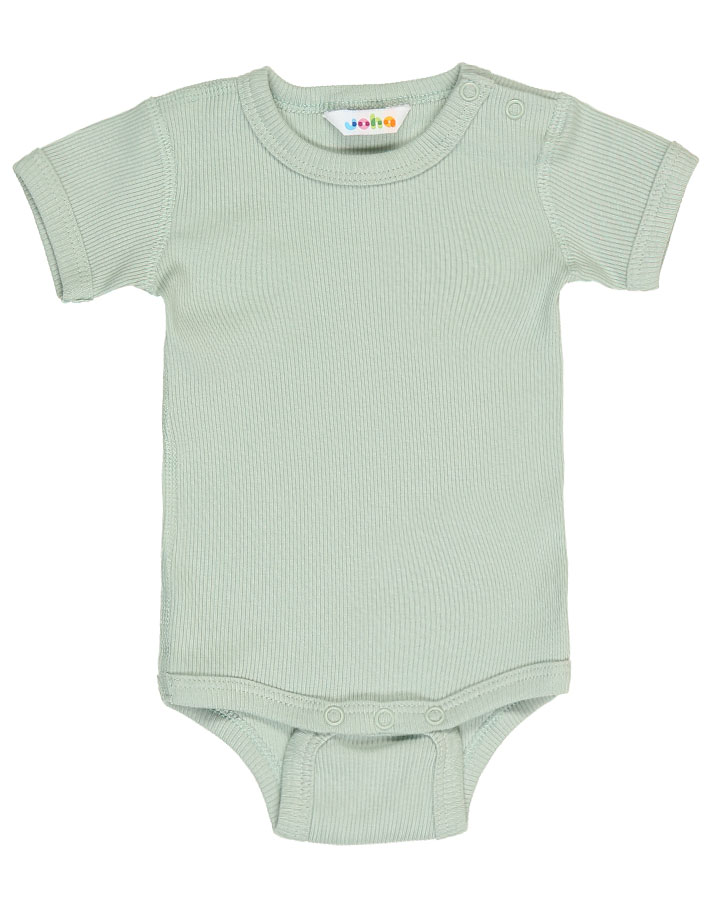 Kurzarm-Body 602 COTTON RIB in hellgrün