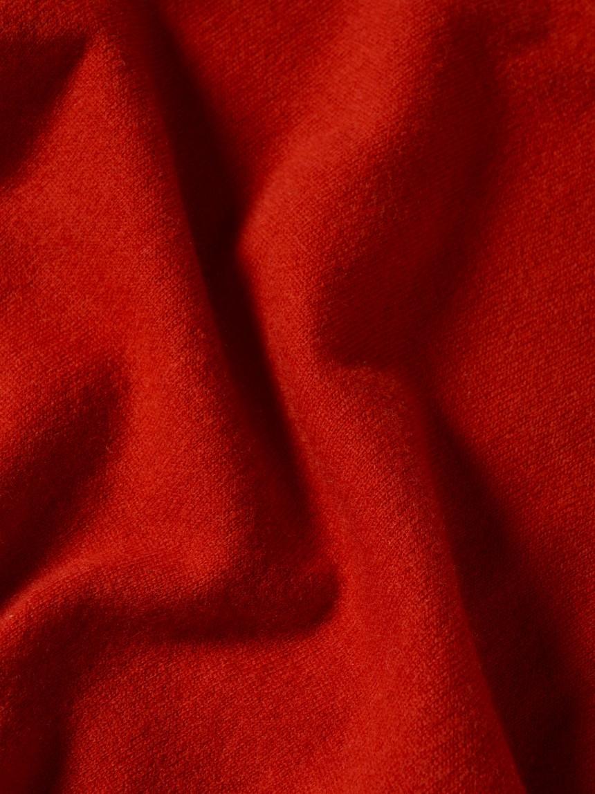 Pullover de lã decote em V