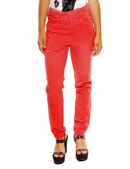 Ladies Club De Blues Red Trousers