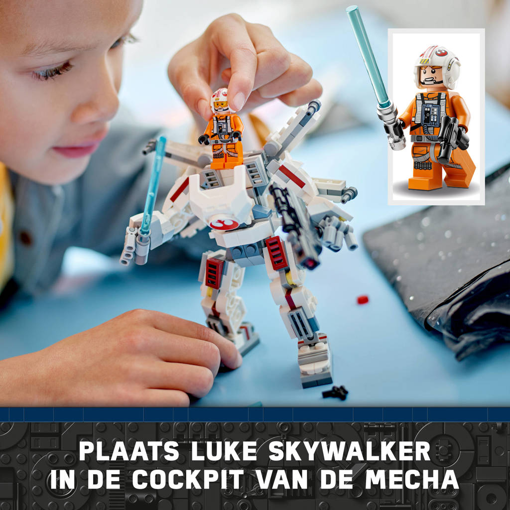 Luke Skywalker X-wing mecha, Bouwbaar Speelgoed voor Kinderen 75390