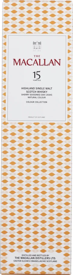 THE MACALLAN 15 YEARS COLOUR COLLECTION 70CL