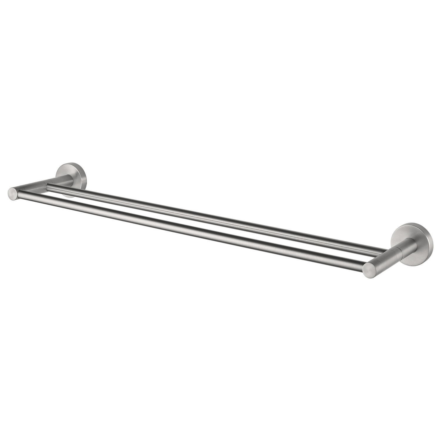 Haceka Kosmos dubbele handdoekhouder 80cm RVS-look
