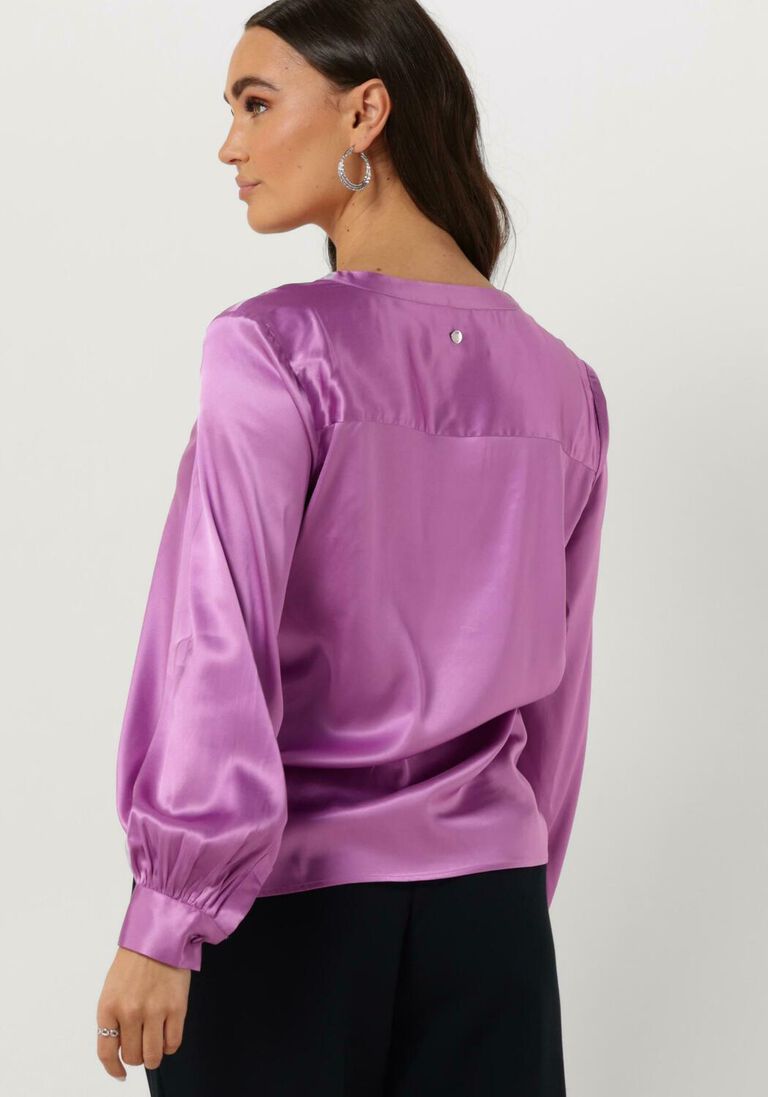 MOS MOSH paarse mos mosh blouse enfa satin blouse