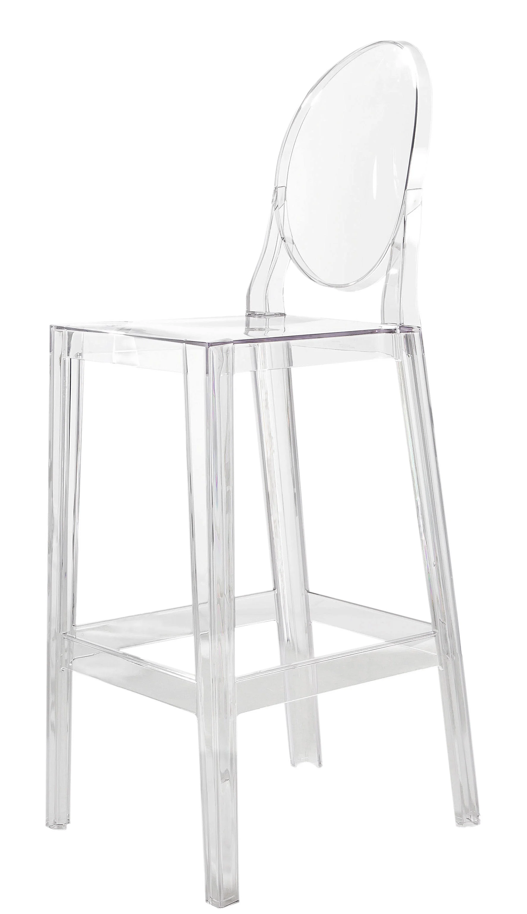 ONE MORE - Chaise de bar | Transparent