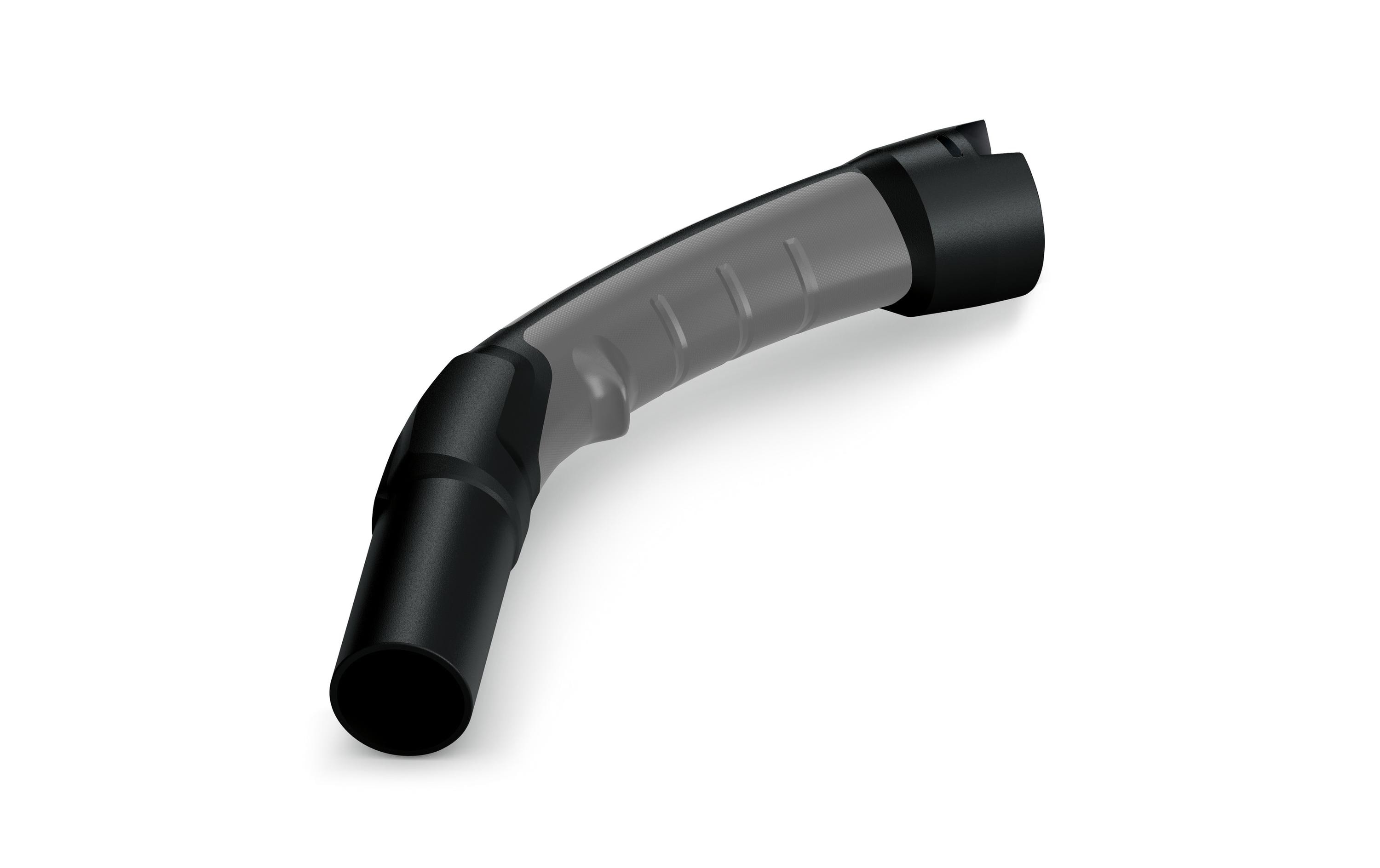 Griffrohr Adv DN35 antistatischElektrisch leitender, ergonomischer Krümmer aus Kunststoff in DN 35 für Nass-/Trockensauger
