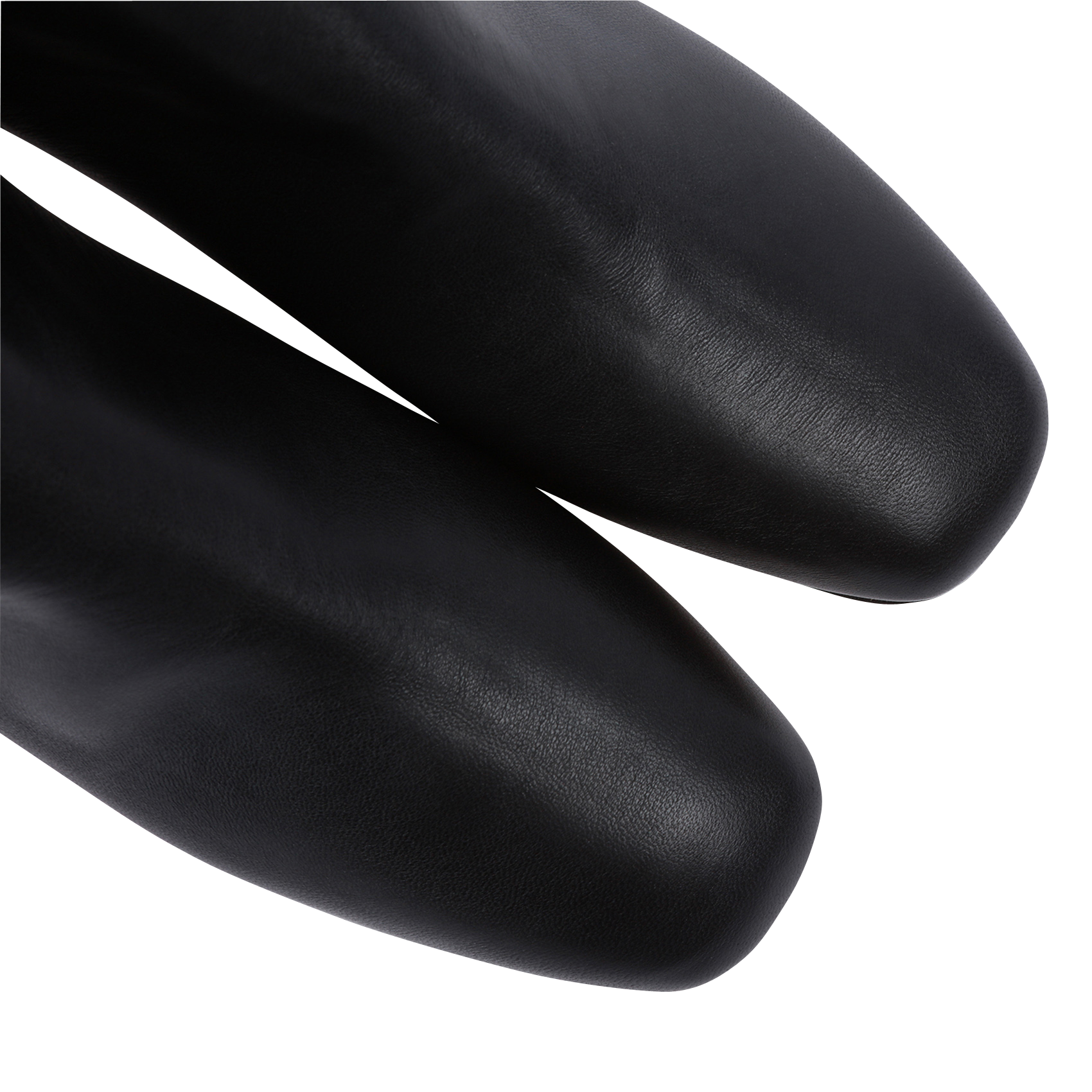 MELO - Bottines à talon en cuir | Noir