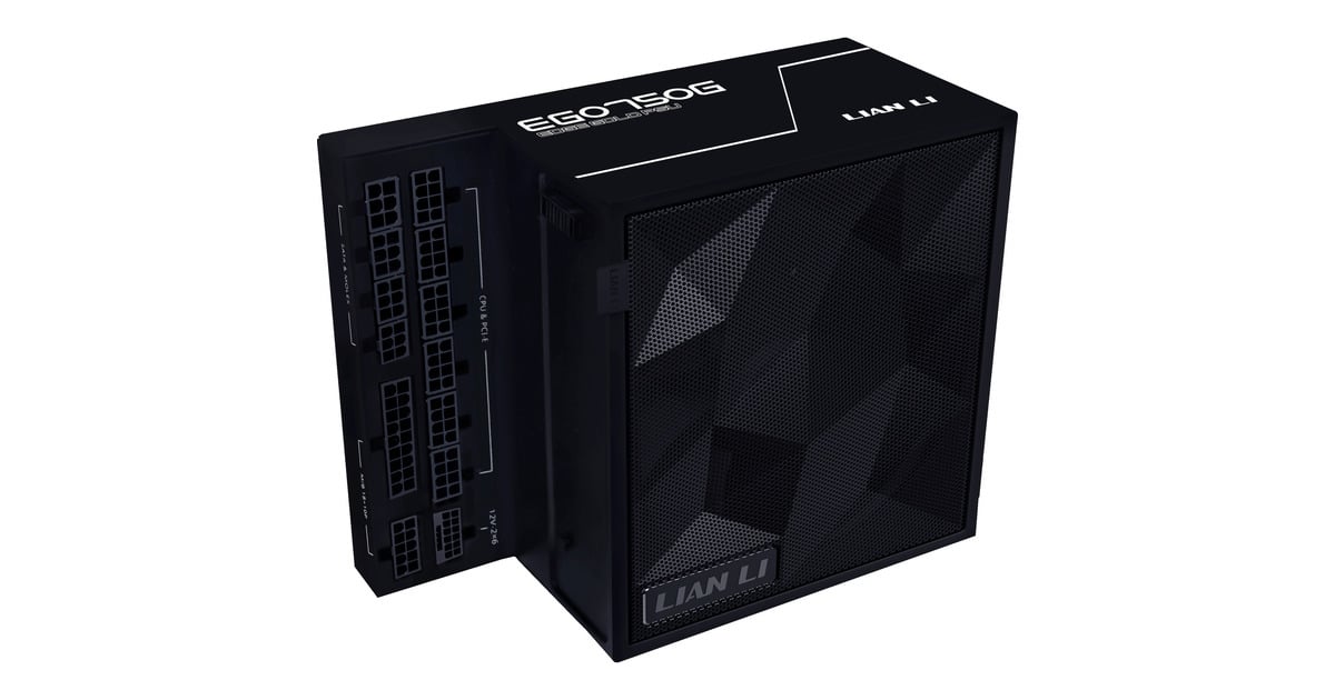 Lian LiEDGE GOLD 750 modulaire 750 watt voeding   (Zwart, 1x 12V-2x6, 3x PCIe)