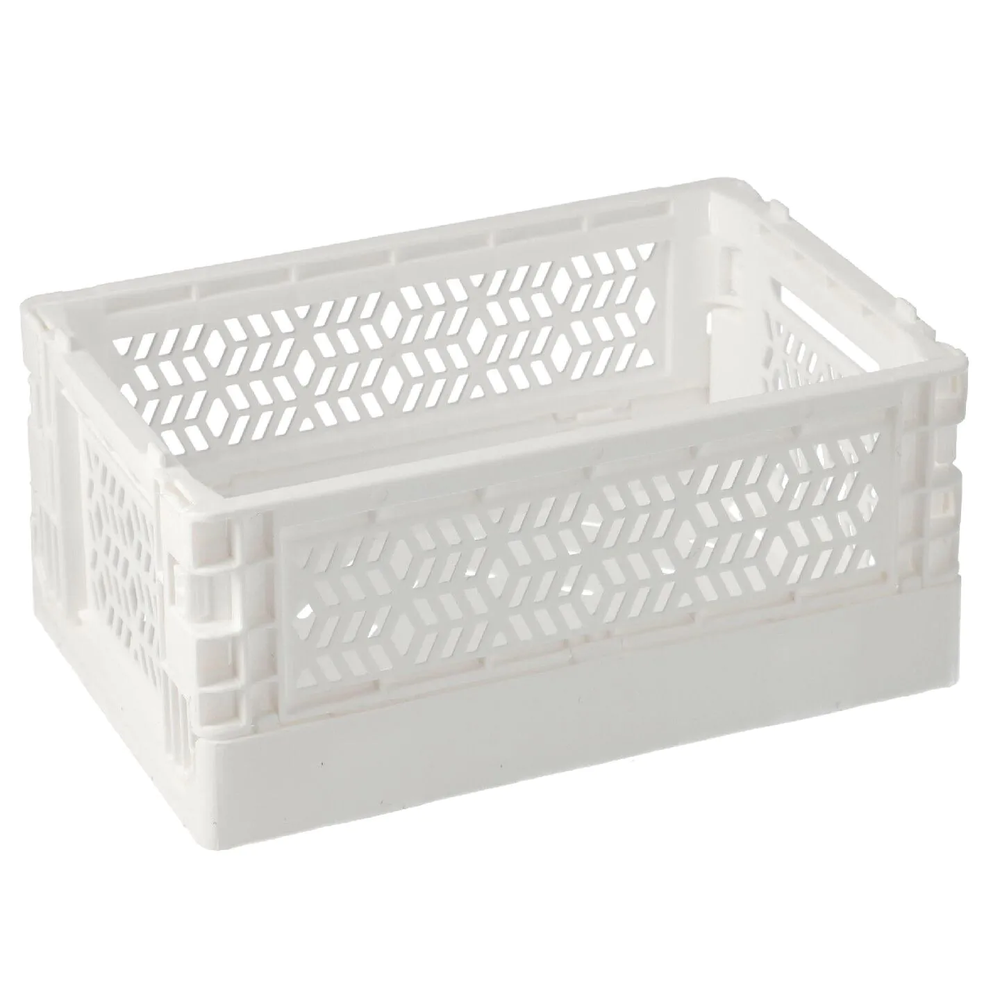 Klappbox, 15 x 9,5 x 6,5 cm, weiß