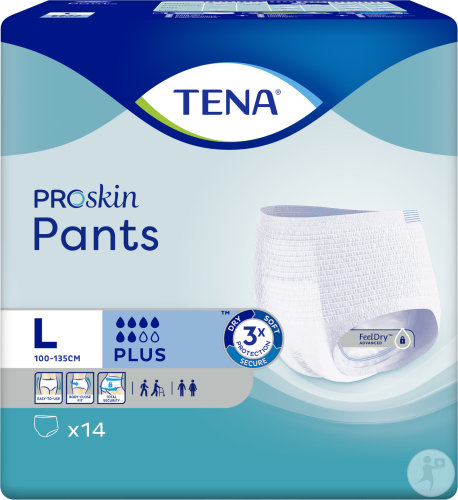 Tena Proskin Unisexe Pants Plus Sous-Vêtement Absorbant Large 14 Pièces