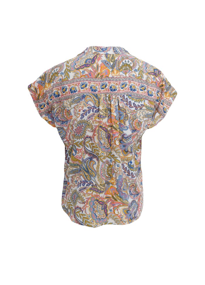 Black Colour Bcluna Andrea S/S Top summer garden