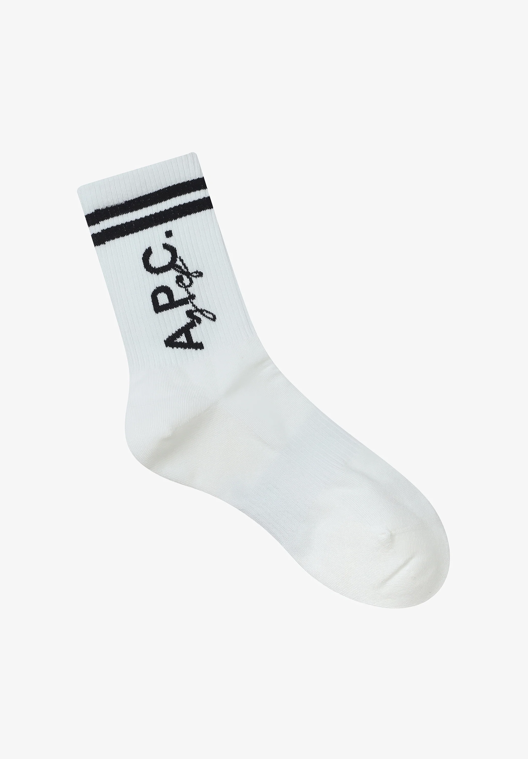 Chaussettes Coline - Blanc/noir