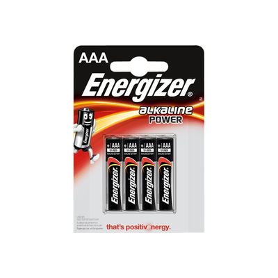 ENERGIZER Power - 4 piles alcalines - AAA LR03