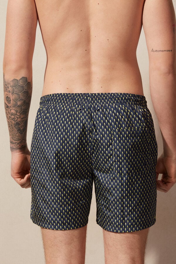 Maiô boxer com estampa de micro sorvete