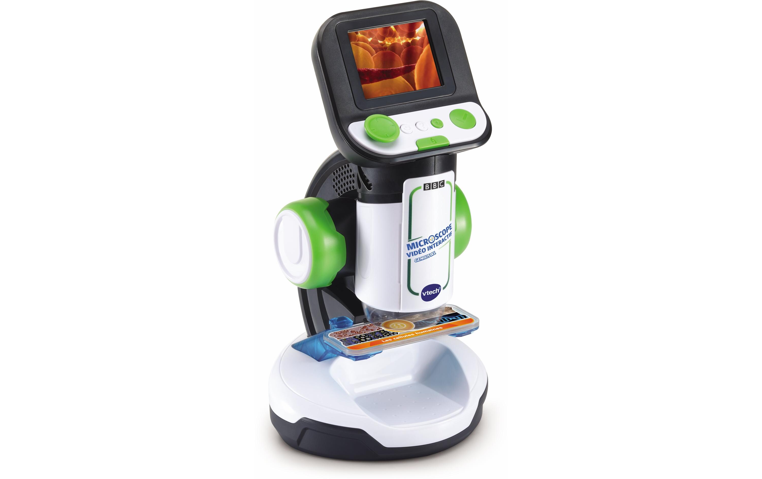 Genius XL – Microscope vidéo interactif -FR-Kinderfreundliches Mikroskop mit 3 Spielmodi