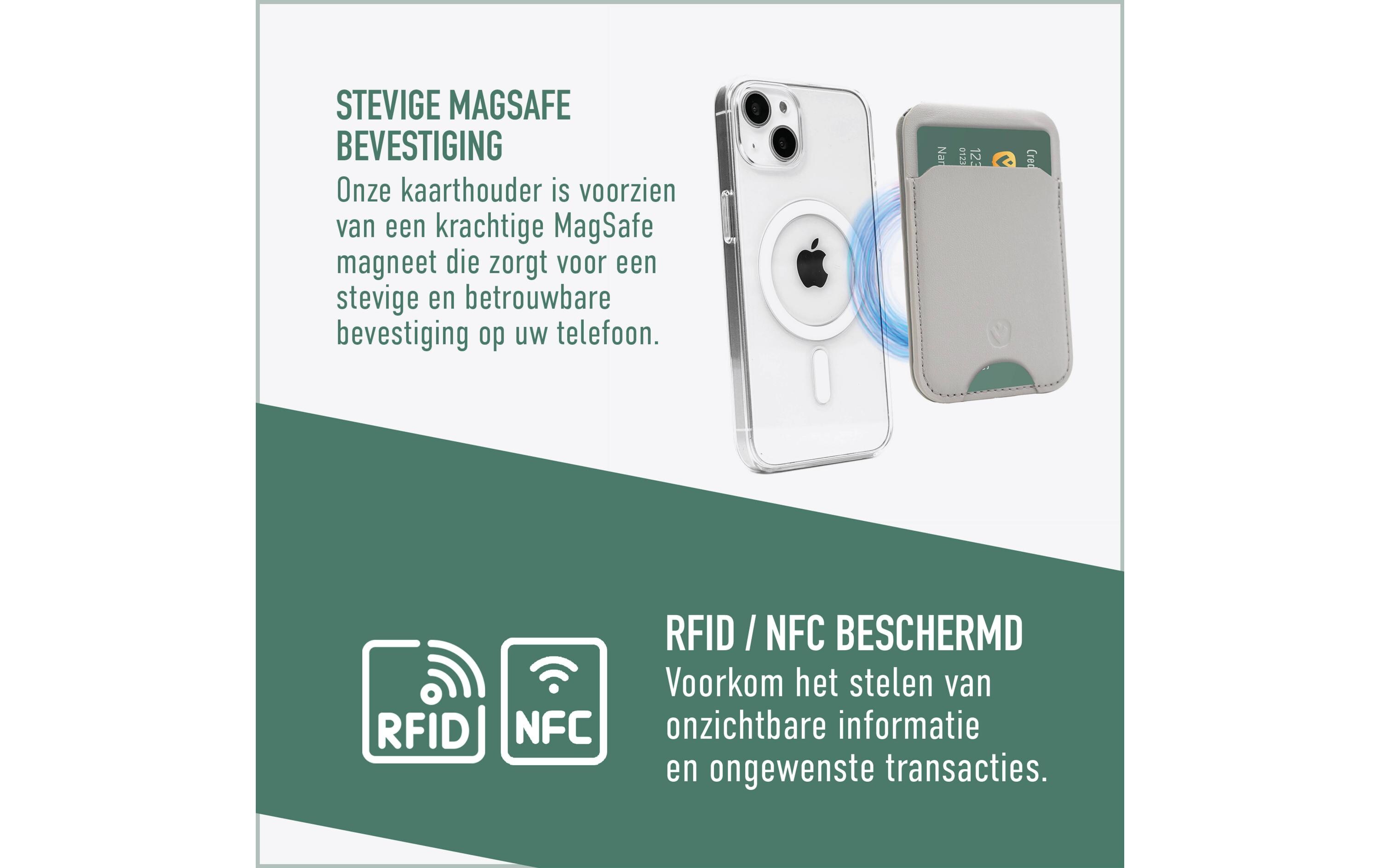 CardCase Stand MagSafe CremeMagSafe Kartenhalter mit Ständer