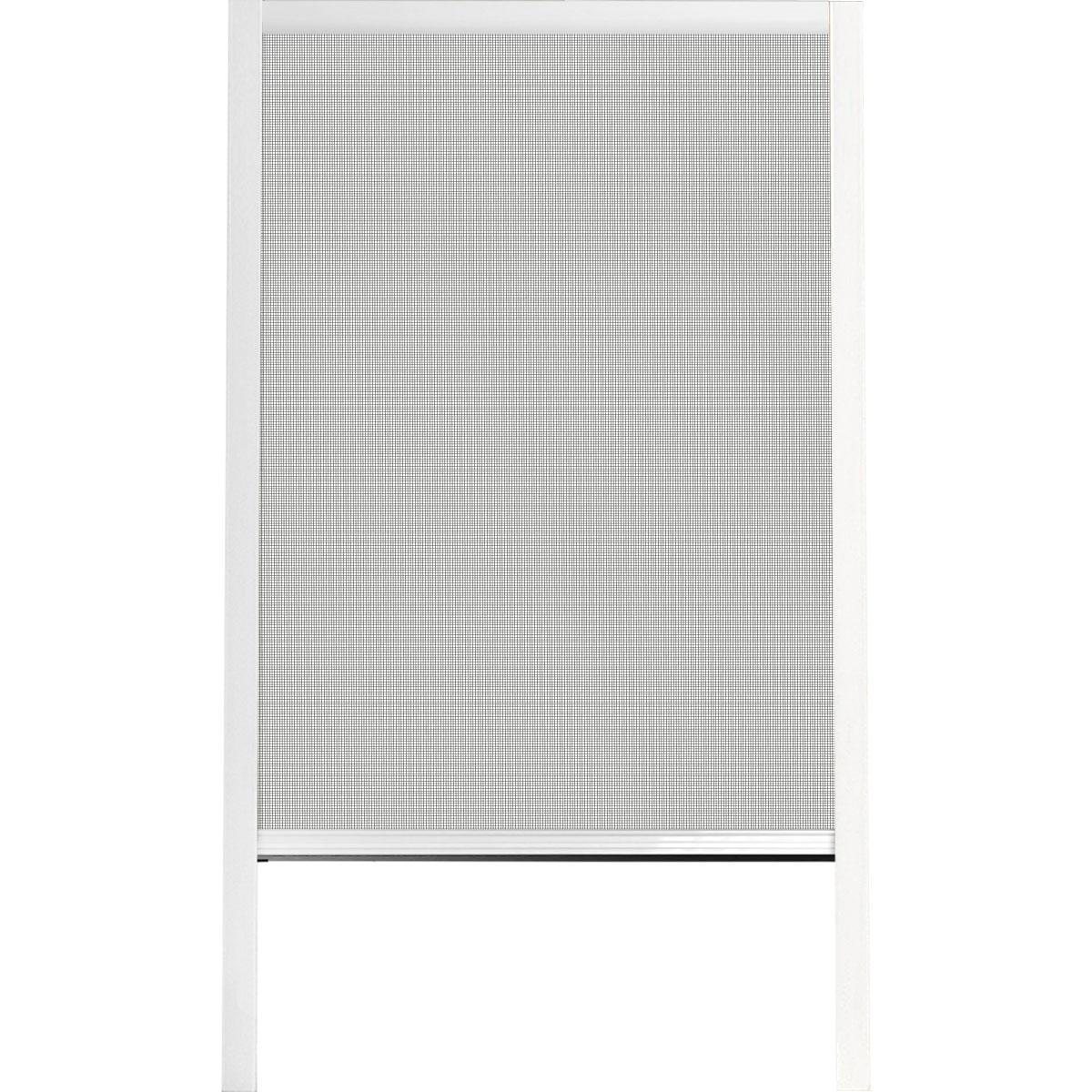 CHASSIS MOUSTIQUAIRE PVC ALUMINIUM 130X160CM BLANC