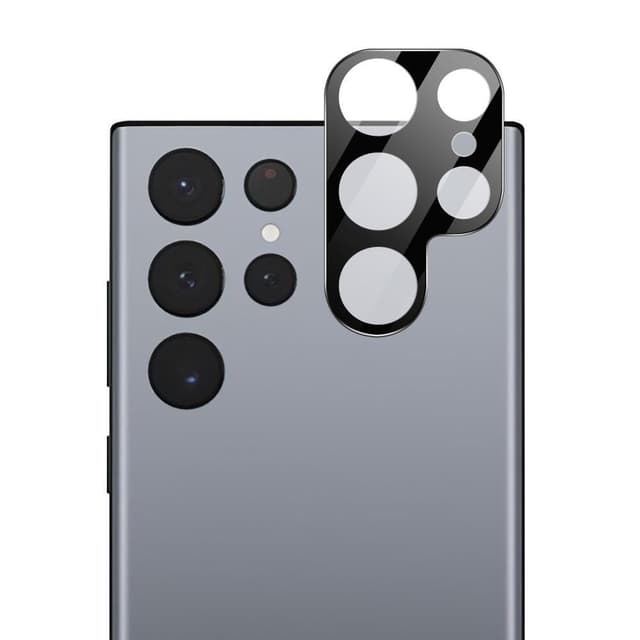 2-PAK SKALO Samsung S23 Ultra 3D Kameralinse Beskyttelsesglas