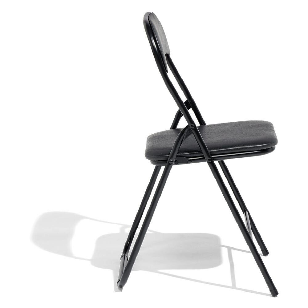 Chaise pliante Tracy métal noir 44x45x79cm