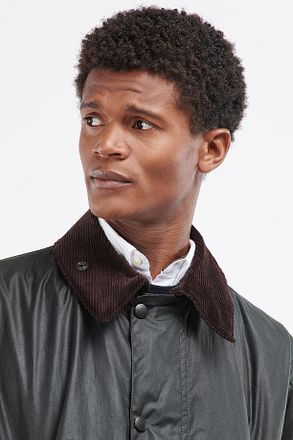 Barbour Border Wax Jas Groen MWX0008-SG91 kopen