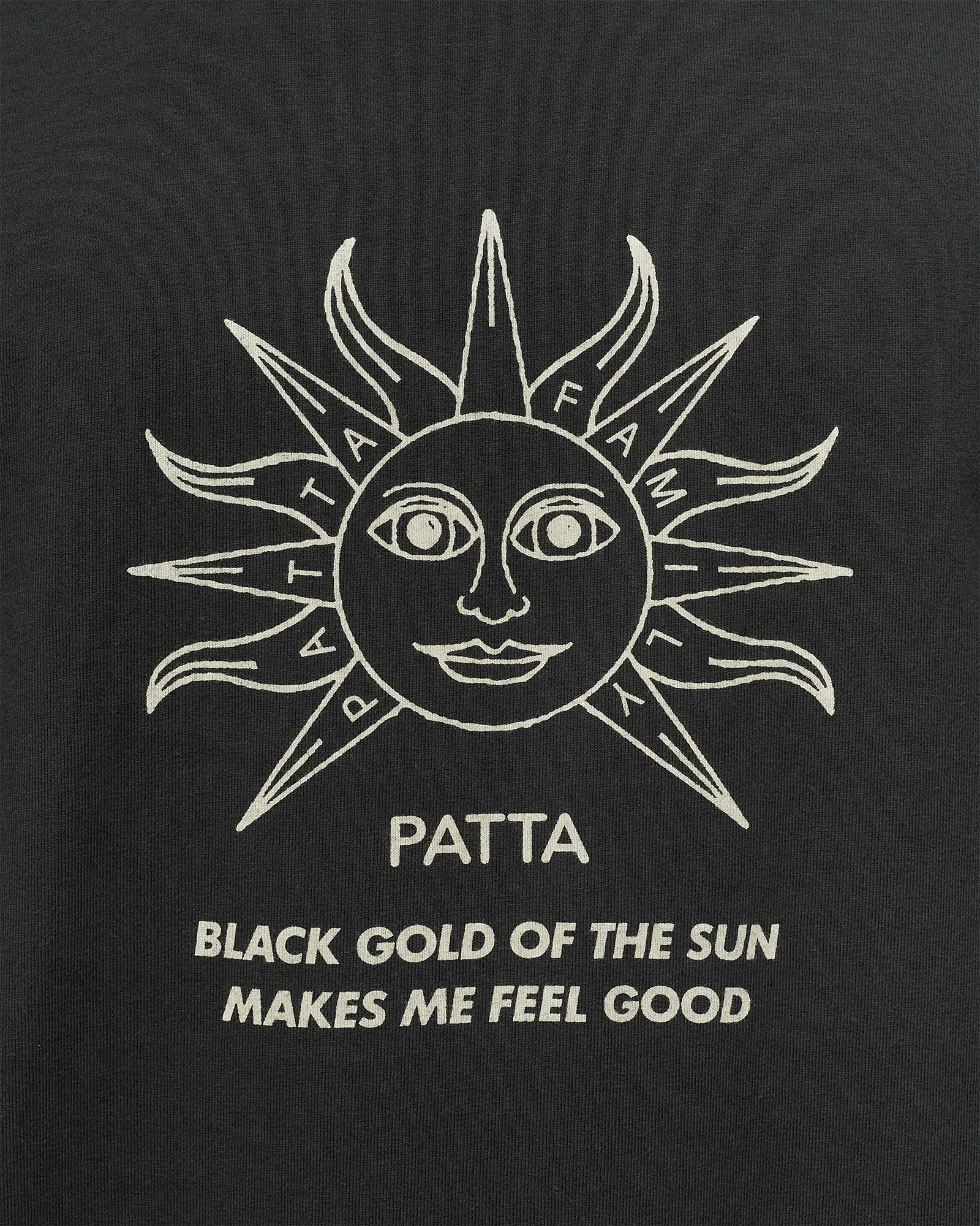 PATTA Black Gold Sun Tee