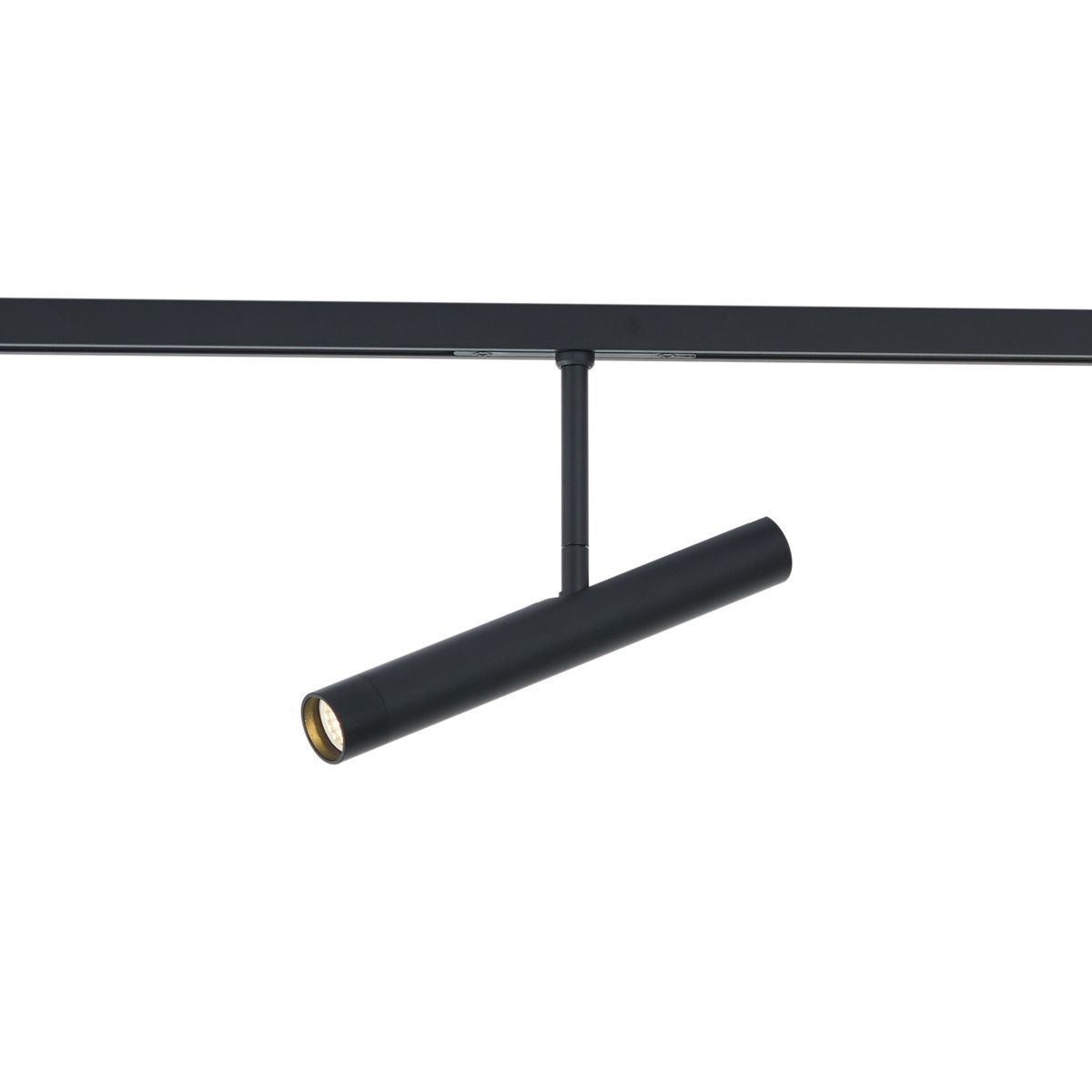 Moderne spot zwart voor railsysteem 1-fase - Slimline Avery