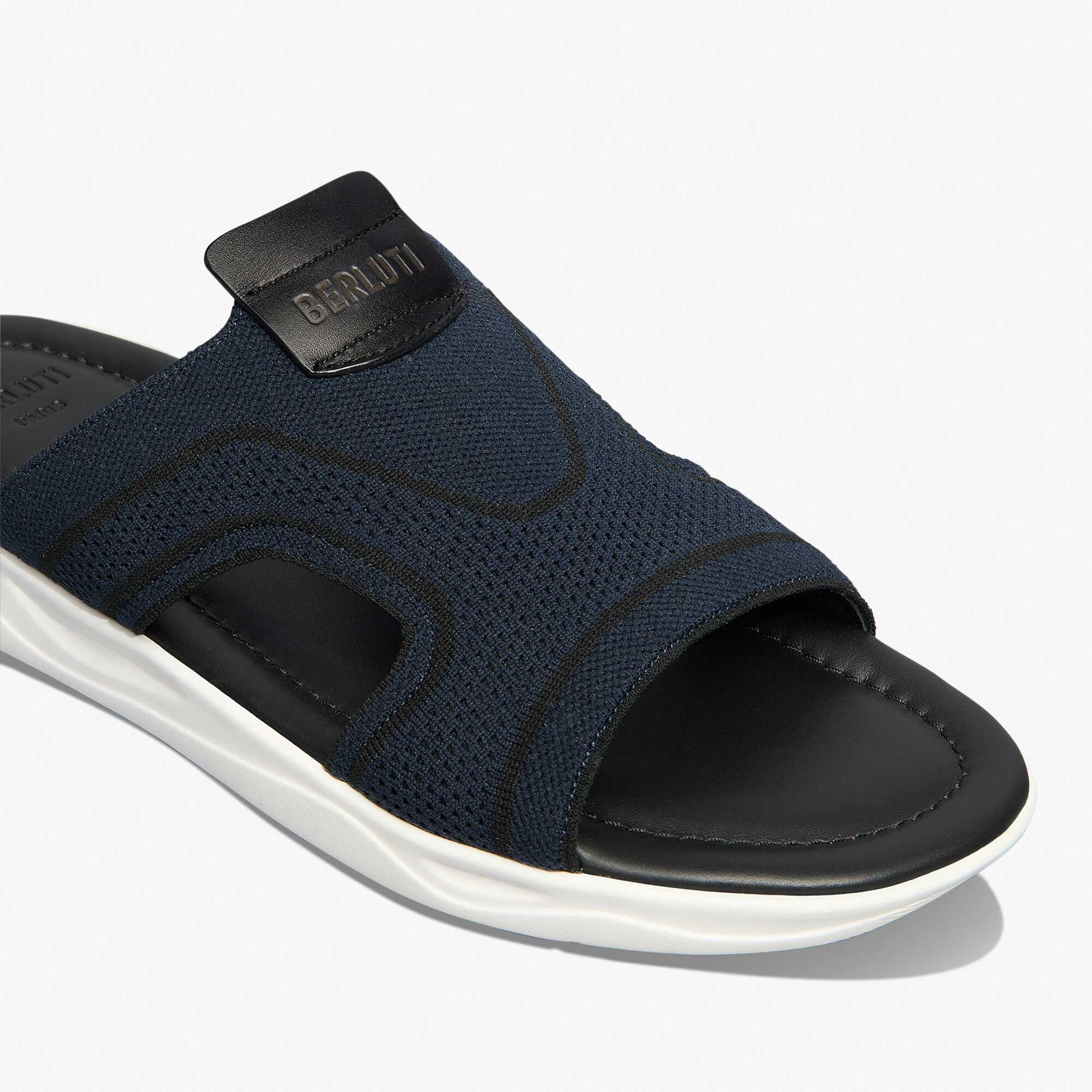 Sandal Shadow En Maille Et Cuir