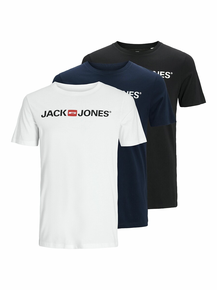 JACK & JONES<br>Conjunto de 3 camisetas JJECORP