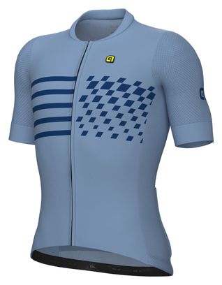 Maillot Manches Courtes Alé Play Bleu Clair