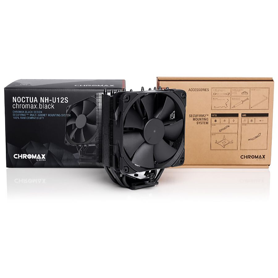 Noctua NH-U12S Chromax Black + kit de fixation socket Intel LGA 1700