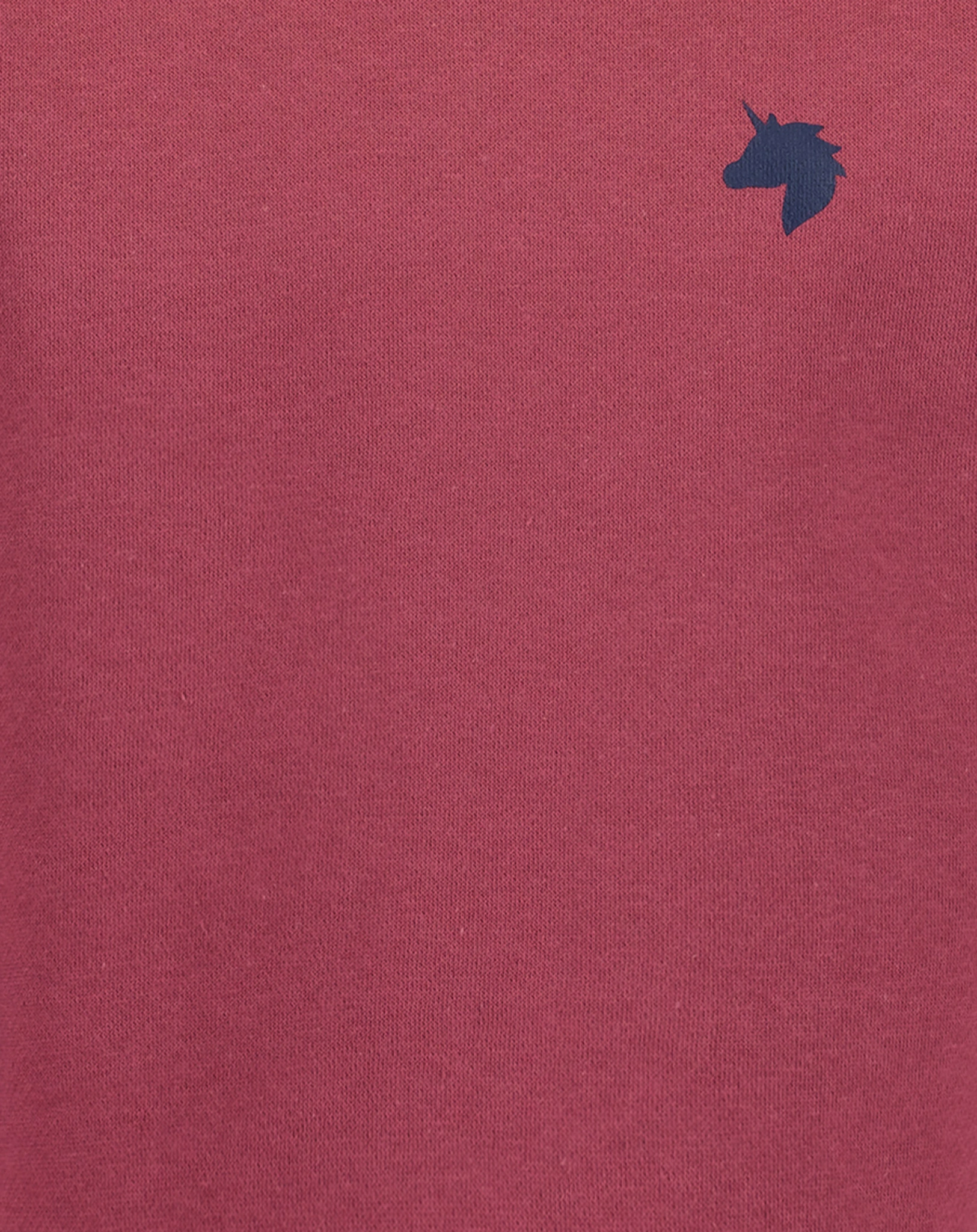 Sweatshirt UNICORN LOGO in weinrot