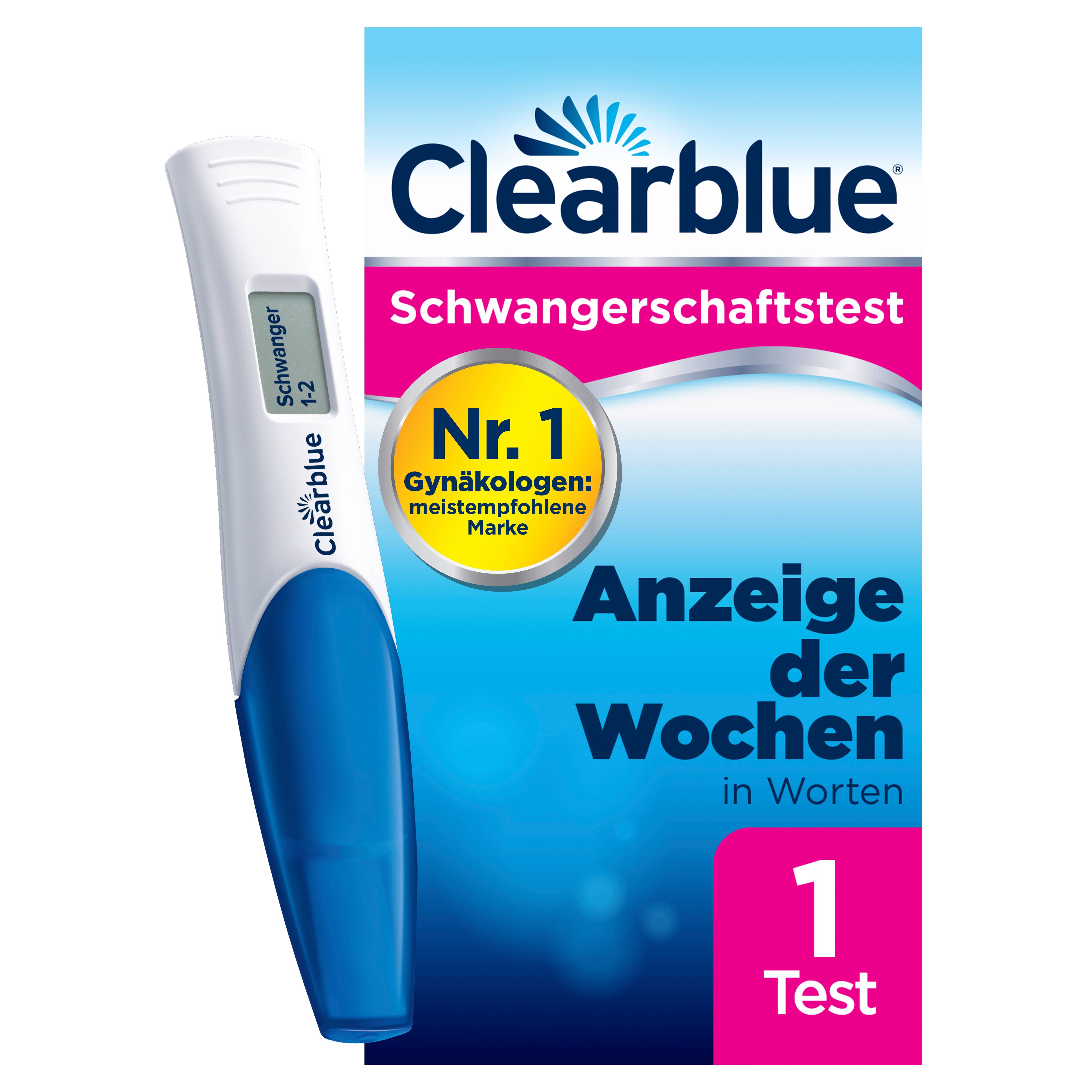 Clearblue Schwangerschaftstest Digital mit Wochenbestimmung 1er