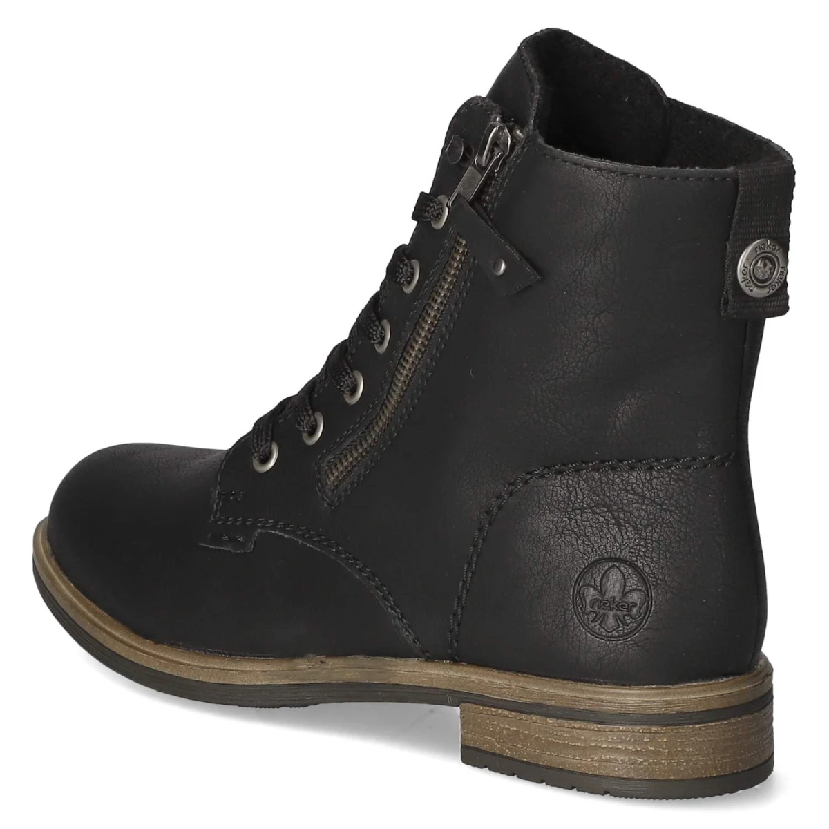 RiekerSchnürstiefeletten - schwarz