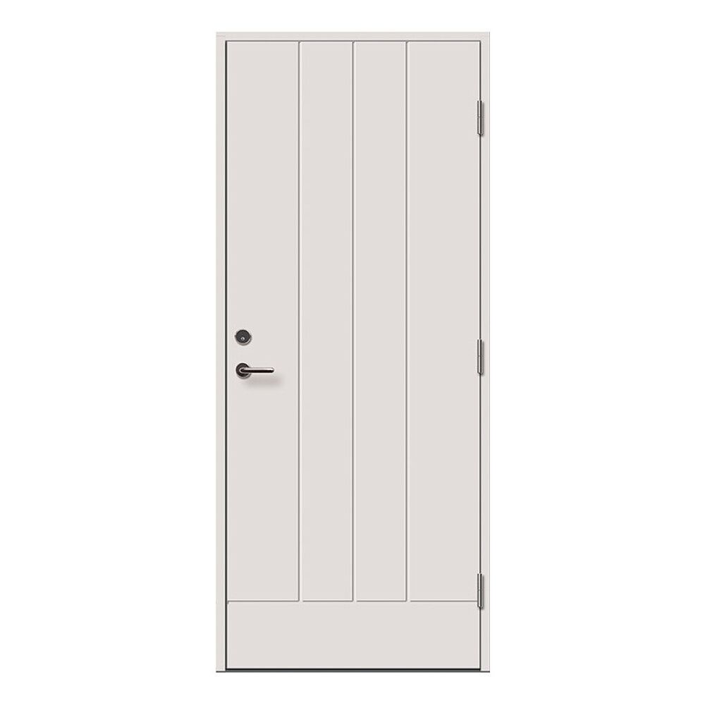 YTTERDØR SOLID ELEMENTS YSTAD 9X21 HØYRE HVIT